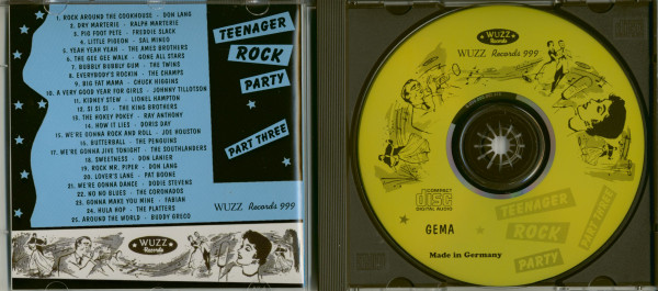 Teenager Rock Party Part Three (CD)