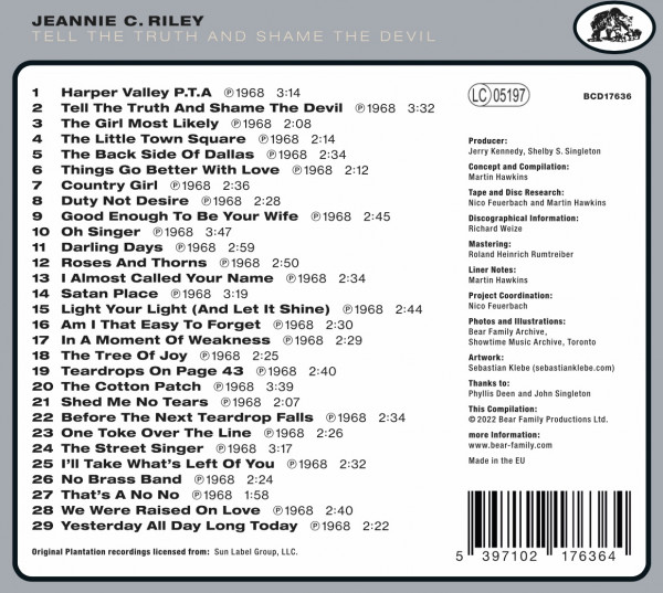 On The Honky Tonk Highway With Jeannie C. Riley (CD)