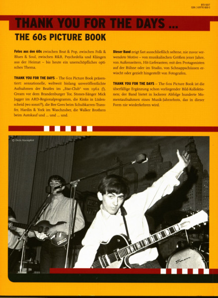 Thank You For The Days - The 60s Picture Book