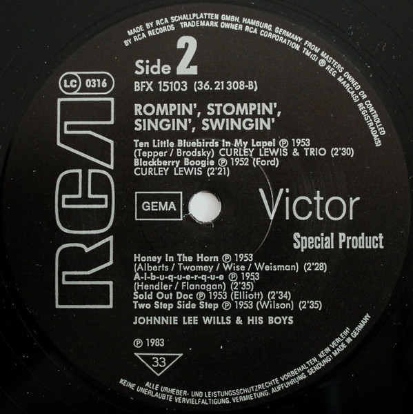 Rompin', Stompin', Singin', Swingin' (LP)