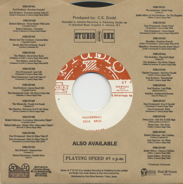 Bad Boy Charlie - Thunderball (7inch, 45rpm)