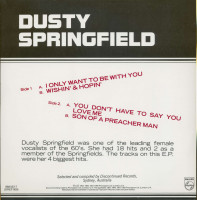 Aperçu: Dusty Springfield (7inch, 45rpm, EP, PS, SC) Aperçu: Dusty Springfield (7inch, 45rpm, EP, PS, SC)