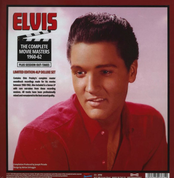 The Complete Movie Masters 1960-62 - Plus Session Out-Takes (4-LP, Ltd)