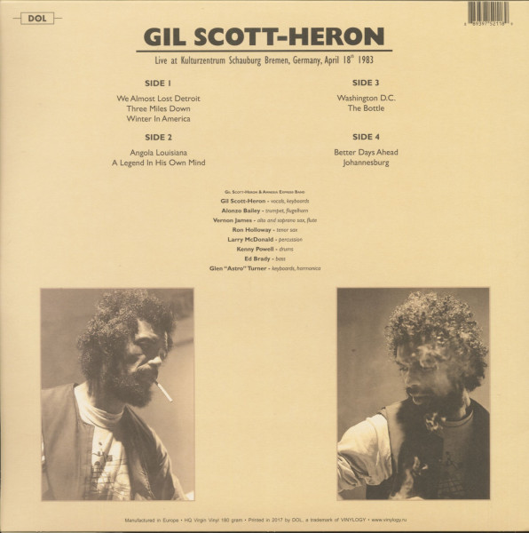 Live At Kulturzentrum Schauburg, Bremen, Germany, April 18, 1983 (2-LP, 180g Vinyl)