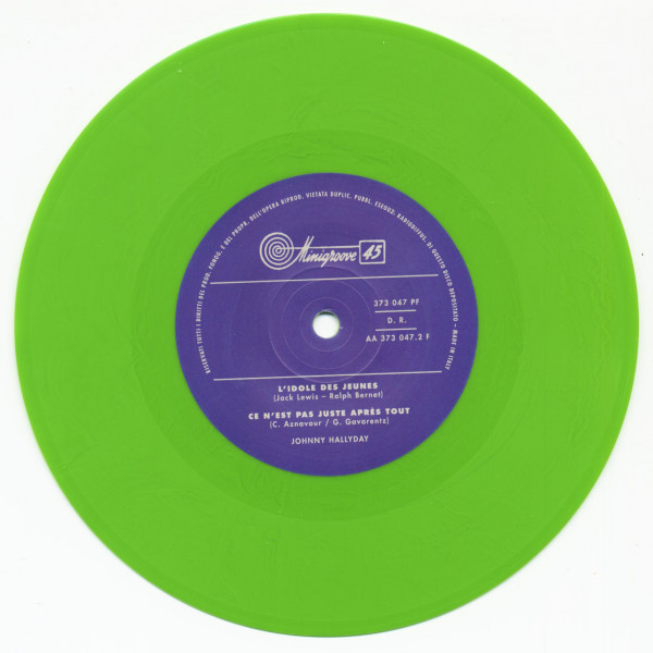 L'Idole Des Jeunes (7inch, EP, 45rpm, PS, SC, Green Vinyl, Ltd.)