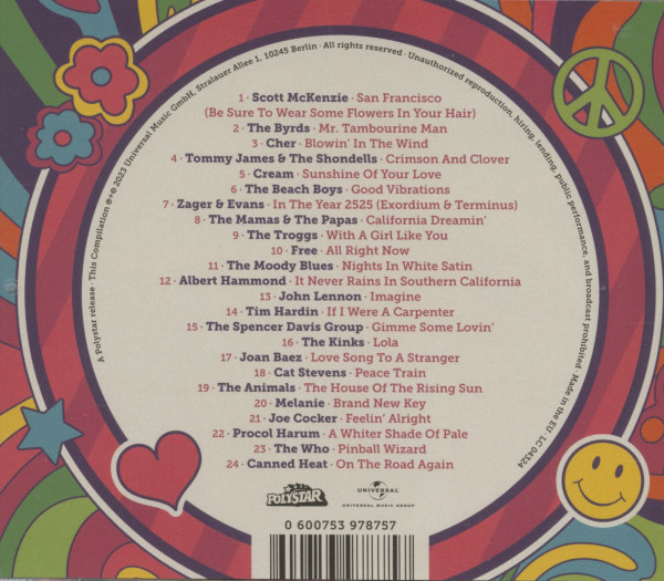Flower Power - Best Of Love, Peace & Happiness (CD)
