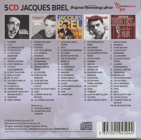 Retrospective 1953-1962 (5-CD Box)