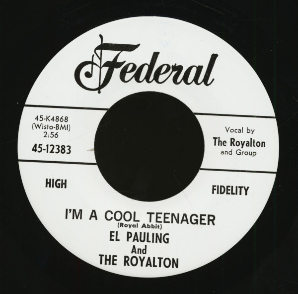 Solid Rock - I'm A Cool Teenager (7inch, 45rpm)