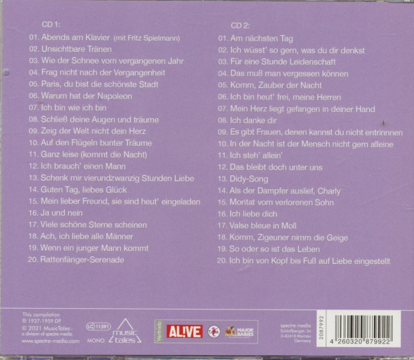 Ich Bin Heut’ Frei, Meine Herren - Die Großen Erfolge (2-CD)