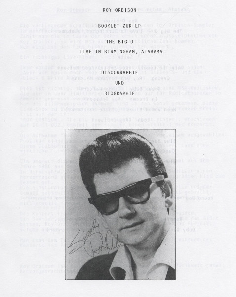 The Big O Live in Birmingham, Alabama 1980 (LP & Inlay)