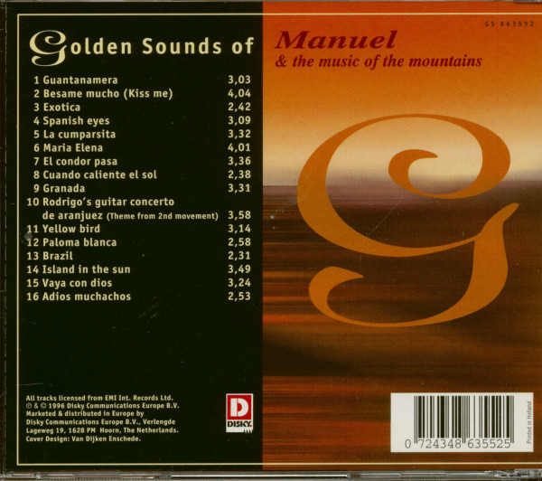 Golden Sounds Of Manuel & The Music Of Mountains (CD)