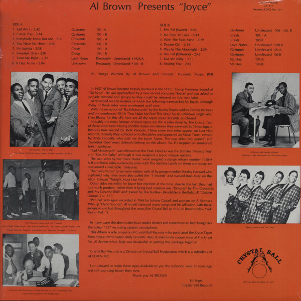 Al Brown Presents Joyce "Best Of" (LP)