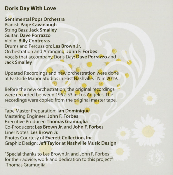 Doris Day With Love (CD)