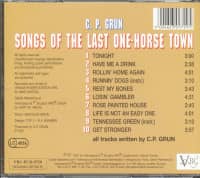 Aperçu: Songs Of The Last One-Horse Town (CD) Aperçu: Songs Of The Last One-Horse Town (CD)