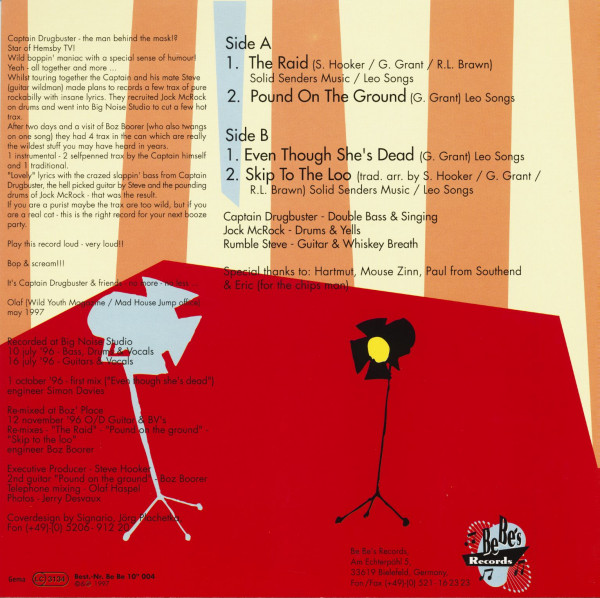 Captan Drugbuster Meets Jock McRock & Rumble Steve - The Raid (10" EP, Ltd.)