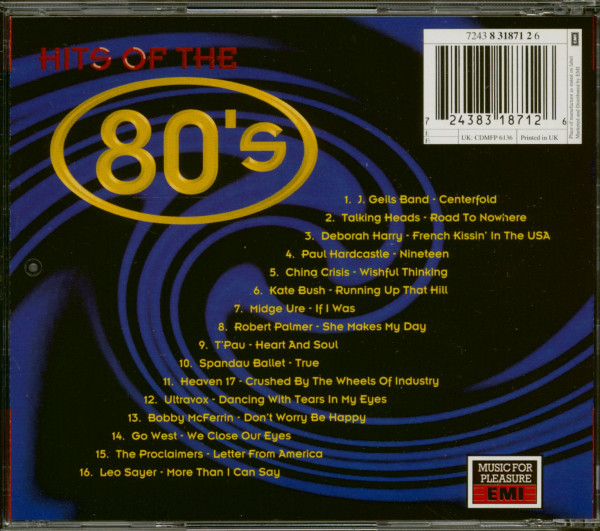 Hit's Of The 80's (CD)