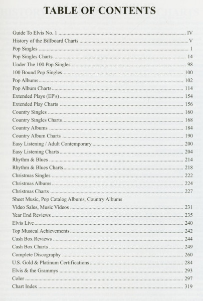 Elvis No.1 - The Complete Chart History by Joseph A. Tunzi
