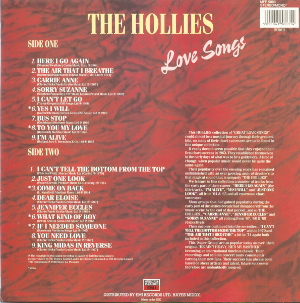 Love Songs (LP)