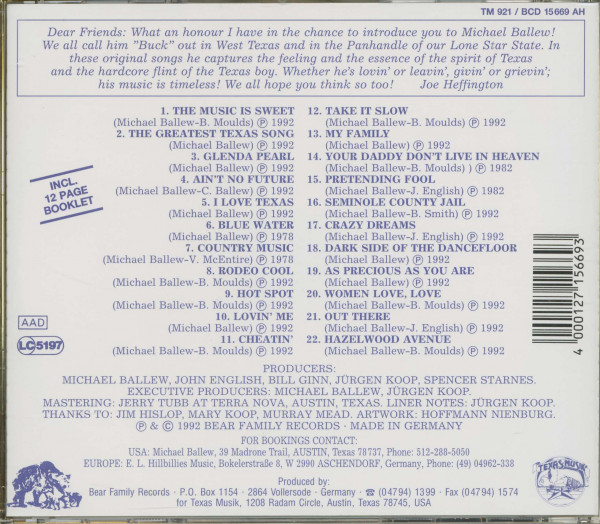 I Love Texas (CD)
