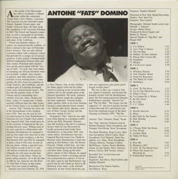 Antoine "Fats" Domino (3-LP)