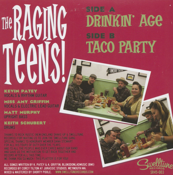 Drinkin' Age - Taco Party (7inch, 45rpm, PS)
