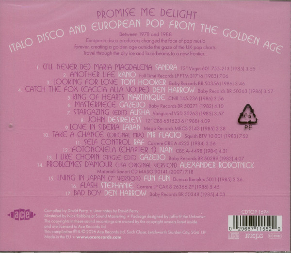 Promise Me Delight (CD)