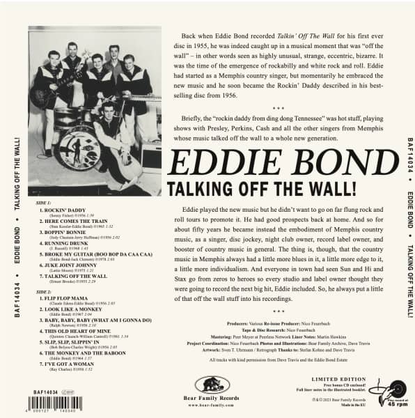 Talking Off The Wall! (LP & CD, 10inch, 45rpm)