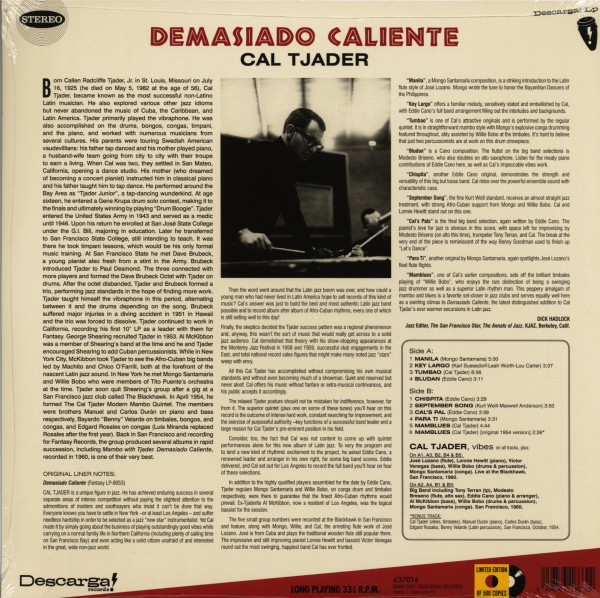 Demasiado Caliente (LP, 180g Vinyl, Ltd.)