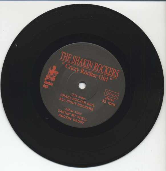 Crazy Rocker Girl (7inch, 33rpm, EP)