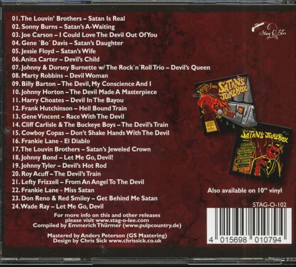 Songs From Satan's Juke Box Vol.1 & 2 (CD)