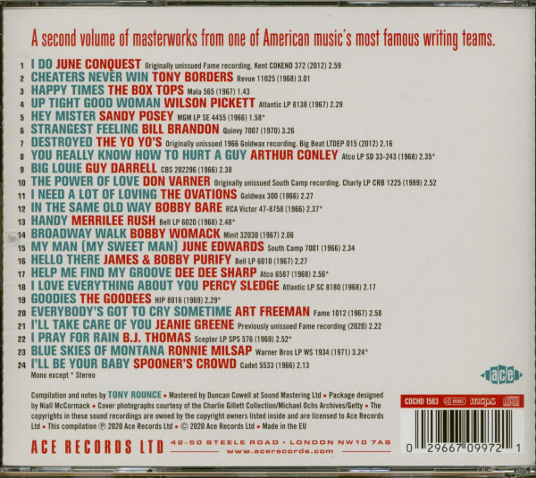 Happy Times - Songs Of Dan Penn & Spooner Oldham Vol.2 (CD)