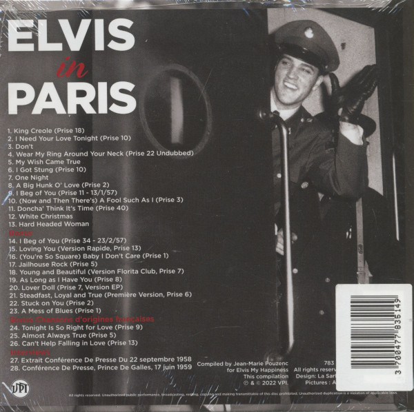 Elvis In Paris (CD)