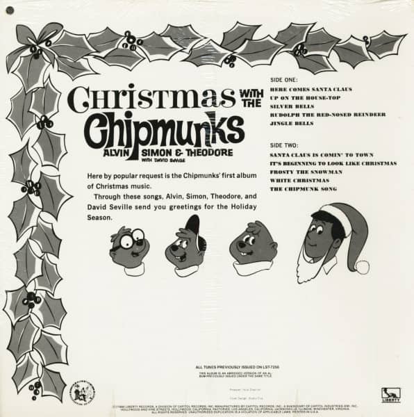 Christmas With The Chipmunks (LP)