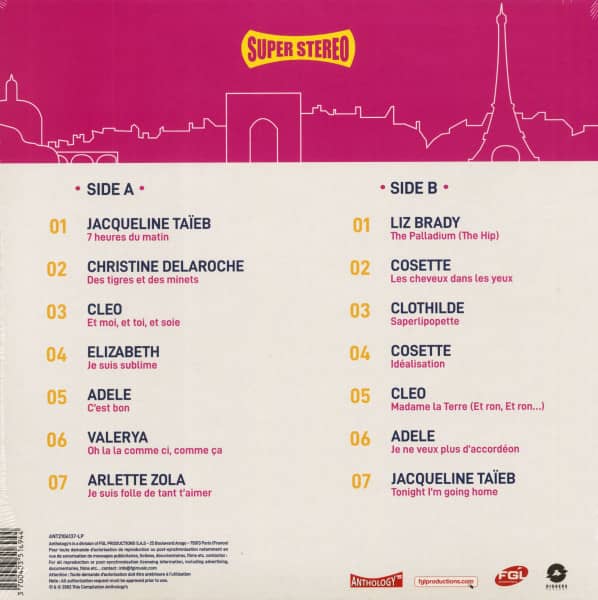Femmes De Paris (LP, Pink Vinyl, Record Store Day Edition, Ltd.)
