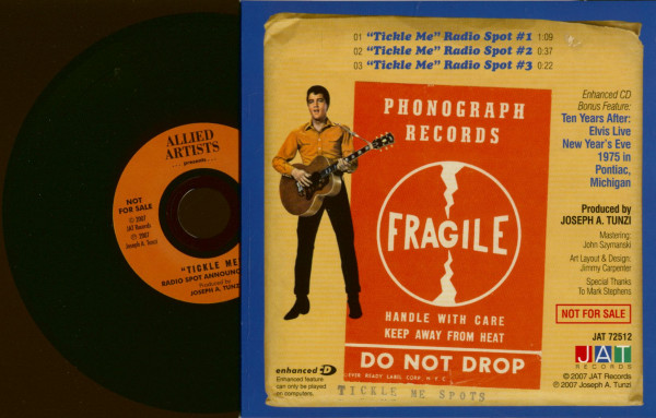 Elvis In Tickle Me (Book, CD & Calendar) - Joseph A.Tunzi