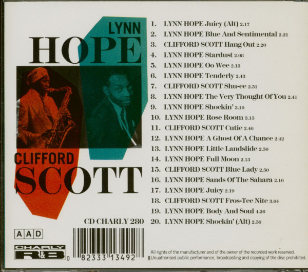 Juicy - Lynn Hope & Clifford Scott (CD)