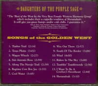 Aperçu: Songs Of The Golden West (CD) Aperçu: Songs Of The Golden West (CD)