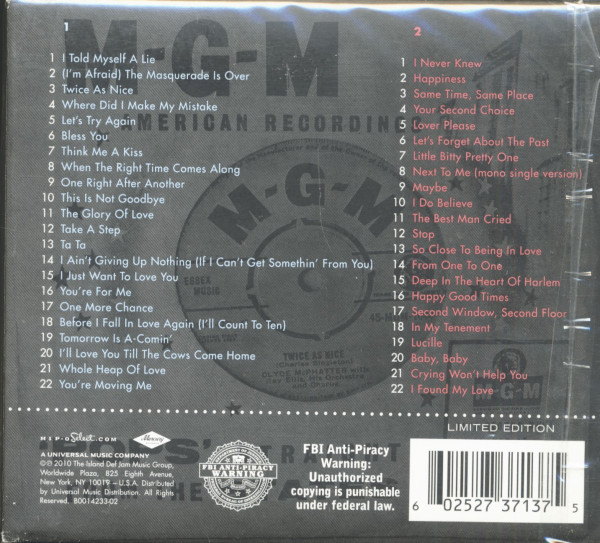 Mcphatter, Clyde Lover Please - Complete MGM & Mercury (2-CD)