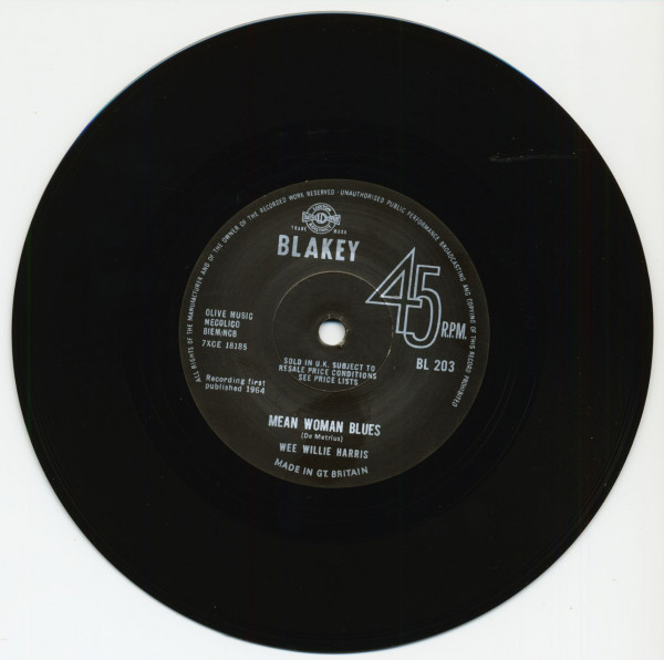 Mean Woman Blues - Let's Have A Party (7inch, 45rpm, PS, SC)