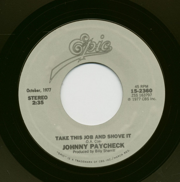 Take This Job And Shove It - Slide Off Of Your Satin Sheets (7inch, 45rpm) Take This Job And Shove It - Slide Off Of Your Satin Sheets (7inch, 45rpm)