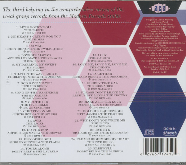 Modern Vocal Groups Vol.3 (CD)