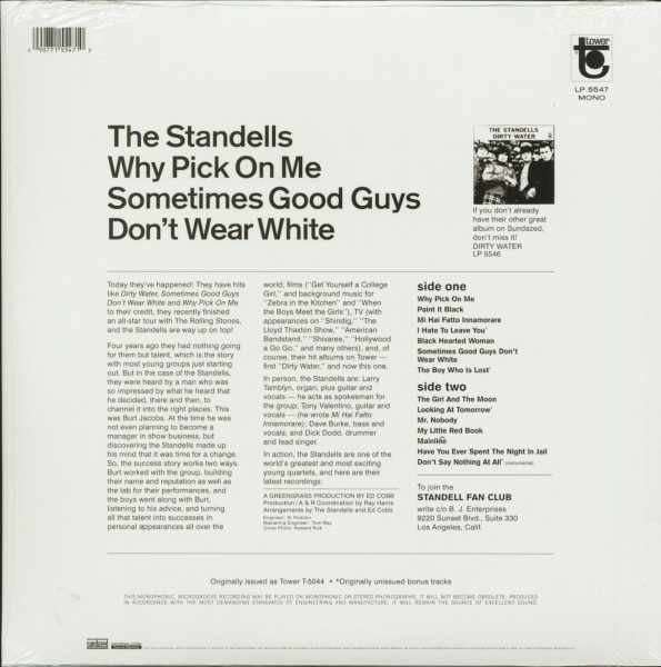 Why Pick On Me - Sometimes Good Guys Don't Wear White (LP)