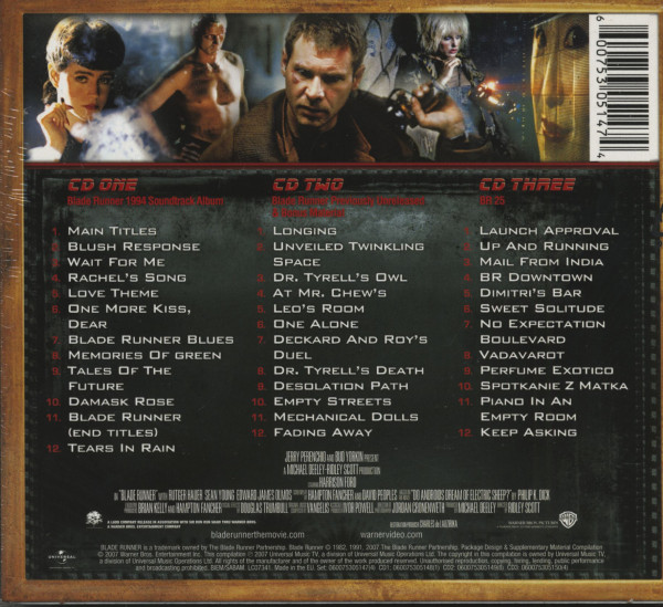 Filmmusik - Blade Runner Trilogy (3-CD)