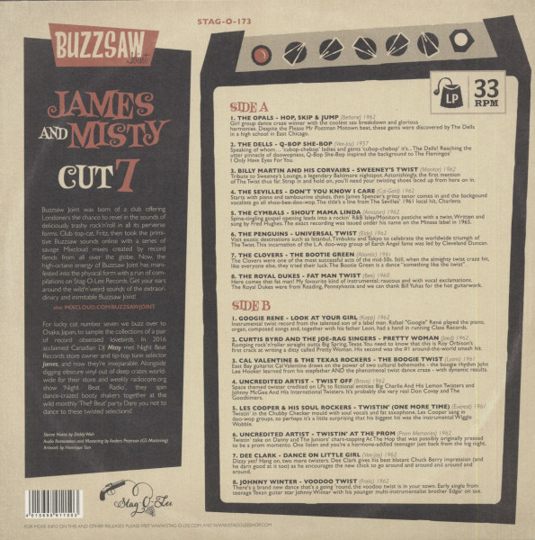 Buzzsaw Joint Cut 7 - James & Misty (LP)