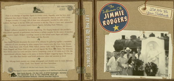 The Influence of Jimmie Rodgers - Various - Let Me Be Your Sidetrack (6-CD Deluxe Box Set)