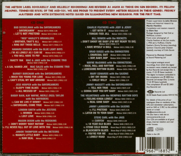 Meteor - Complete Rockabilly & Hillbilly (2-CD)