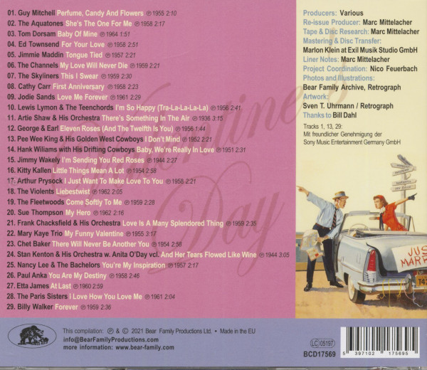 Valentine's Day - 29 Tributes To Love & Passion (CD)