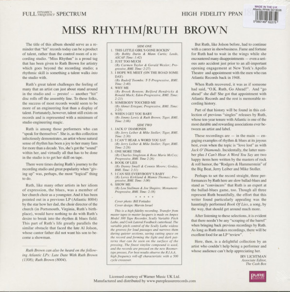 Miss Rhythm (LP, 180g Vinyl)