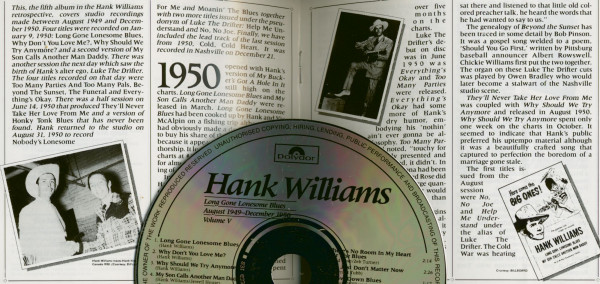 Long Gone Lonesome Blues - Complete Hank Williams Vol.5 (CD)