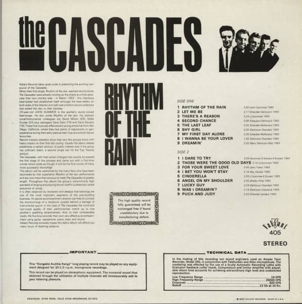 Rhythm Of The Rain (LP)